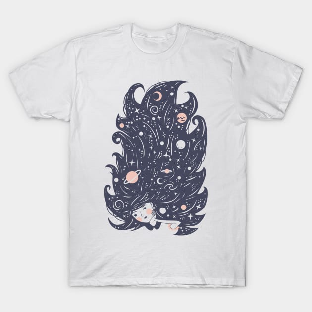 Cosmic girl T-Shirt by Becski